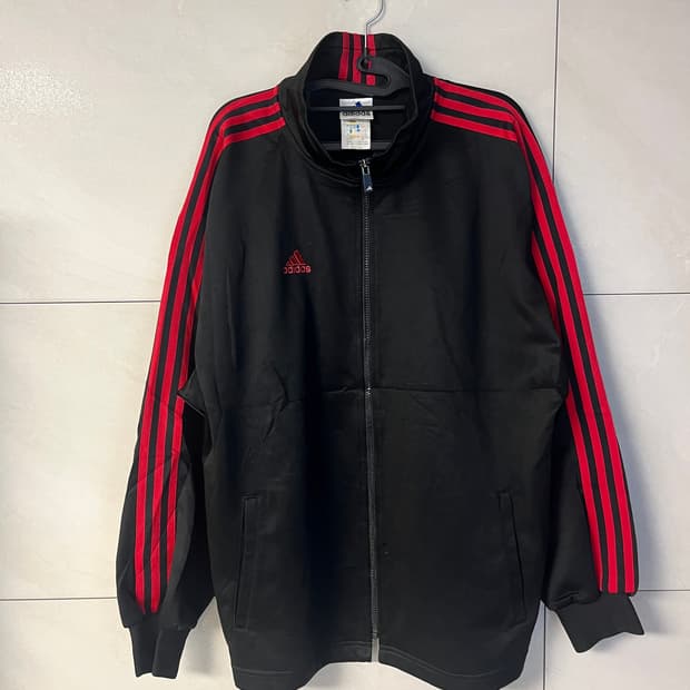 00s 아디다스 니뽄 재팬라인 검,빨 져지 [XL]