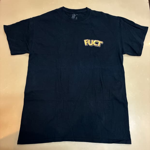 M) FUCT 퍽트 티셔츠 블랙 Made in USA
