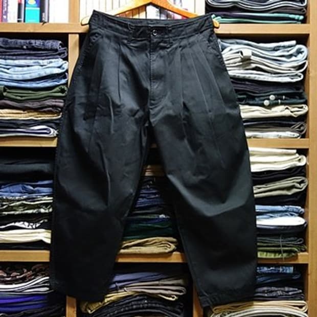 포터 클래식 Porter Classic 새치모 치노 팬츠 블랙 M (30