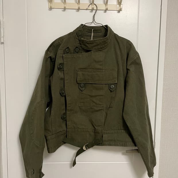 마덴 스웨덴군 모터사이클 디스패치 라이더 자켓 그린