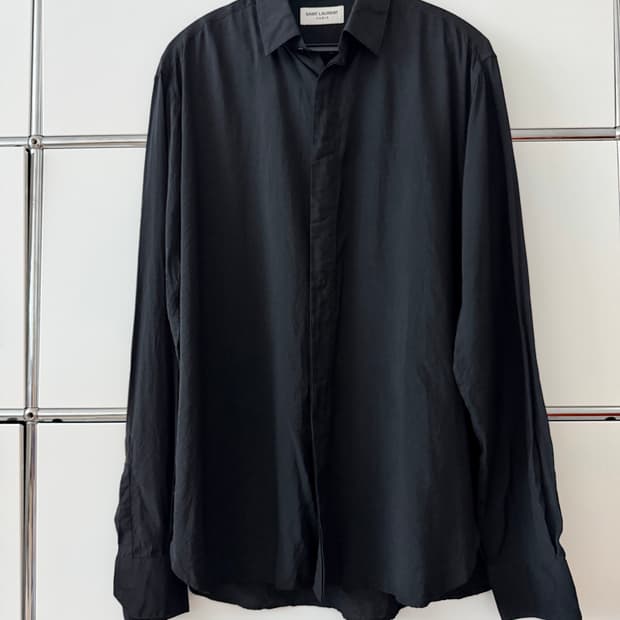 생로랑 실크 셔츠