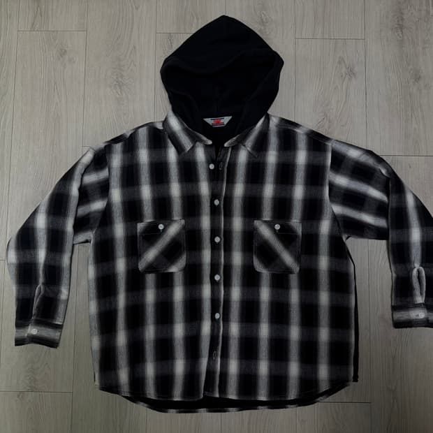 세인트마이클 플란넬 셔츠 파카 XXL