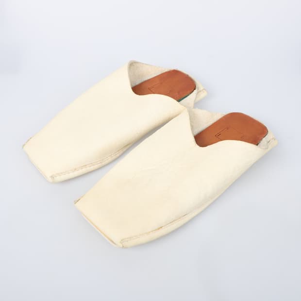 41 / GUIDI 구이디 아이보리 레더 뮬