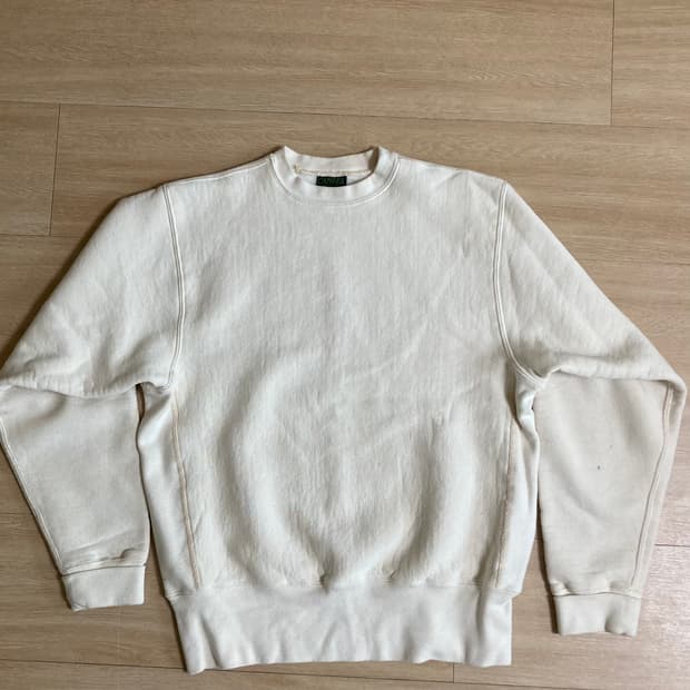 캠버 오트밀 스웻셔츠 made in usa