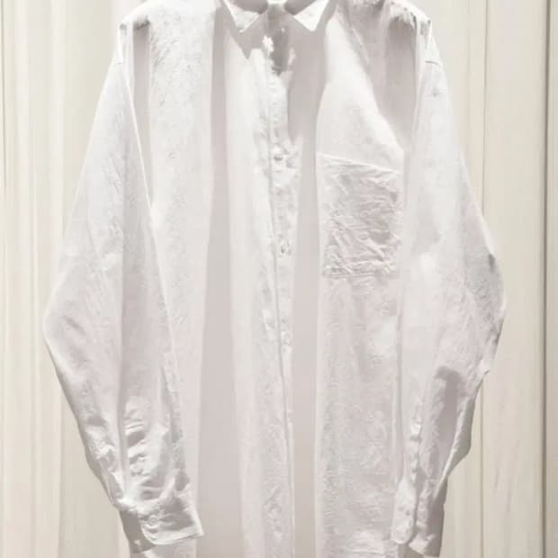 [4] COMOLI 코모리 25AW 코모리 화이트 셔츠 