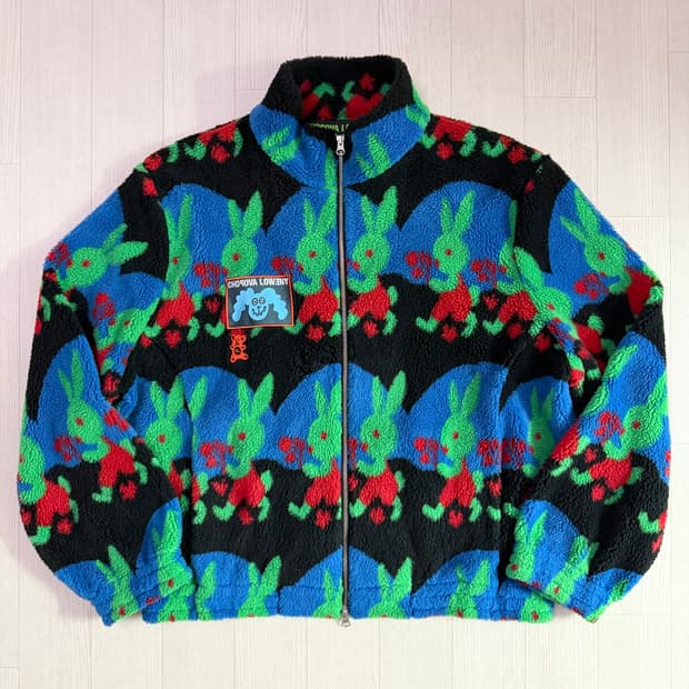 초포바 로위나 버니 오버사이즈 플리스 자켓