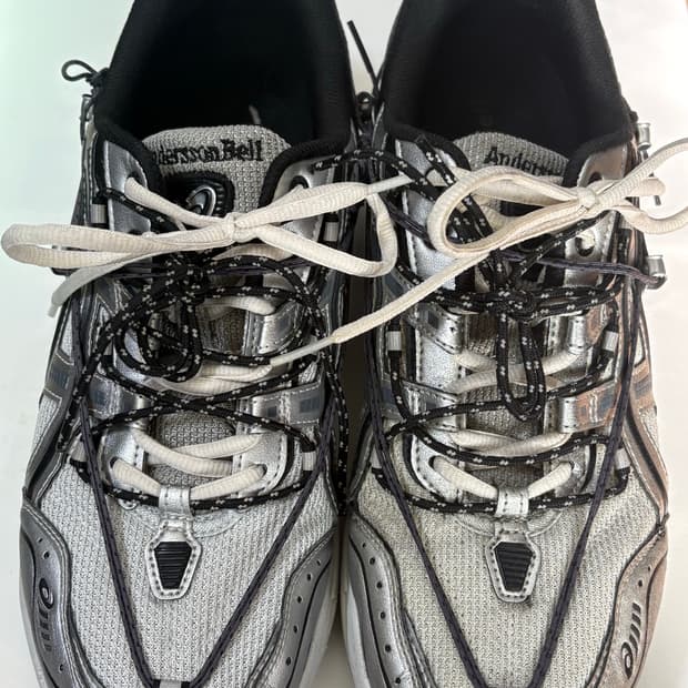 아식스 x 앤더슨벨 젤 1090 글레이셔 그레이 실버