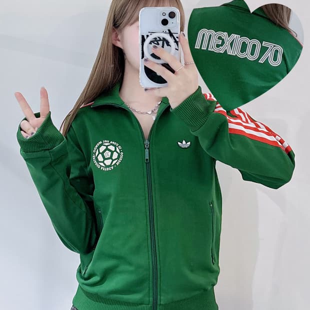 아디다스 멕시코 그린 트랙탑