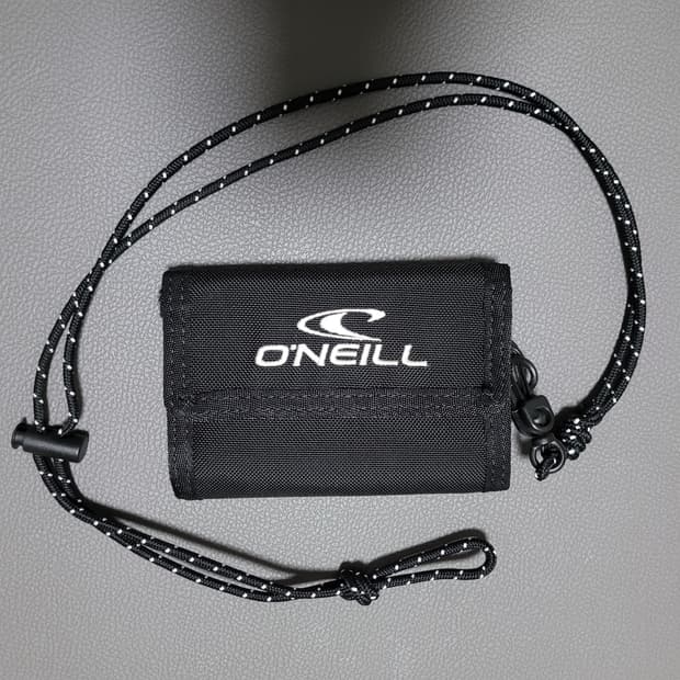 오닐(O'Neill) 목걸이 카드 코인 지갑 블랙