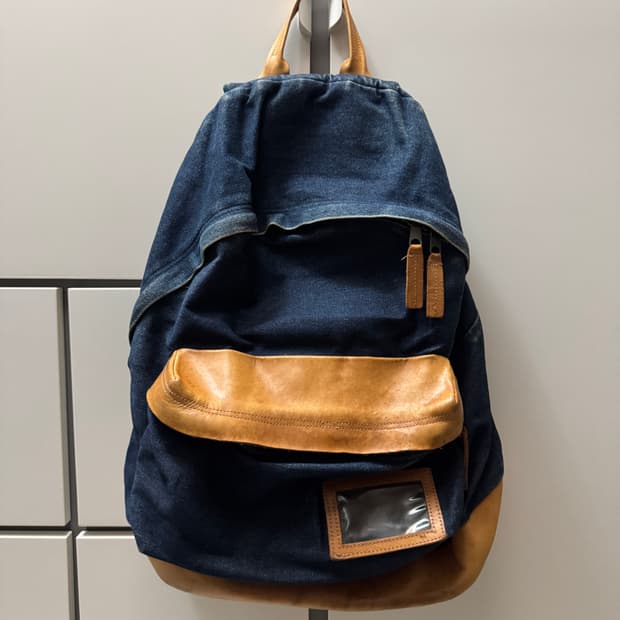 09ss raf simons eastpak denim backpack