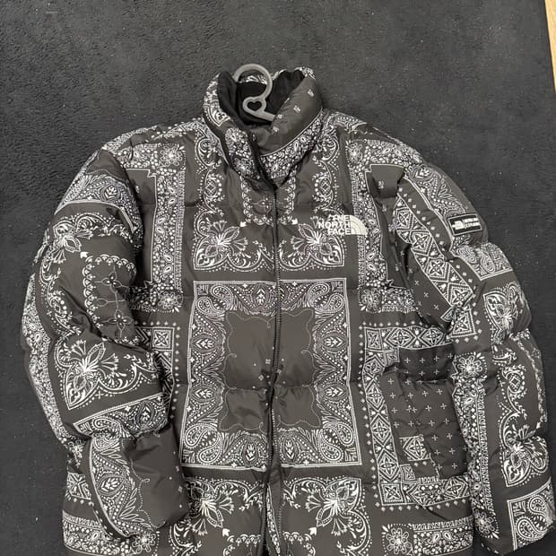 노스페이스 반다나 눕시 패딩 xl