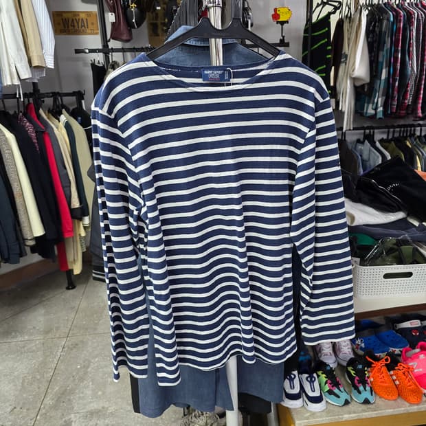 세인트제임스 스트라이프 긴팔 티셔츠 (1235)