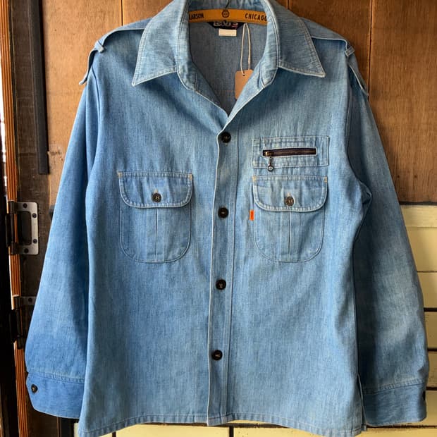 80s Levis Chambray Work Shirt