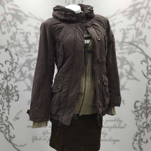 00's Brown Utility Jacket