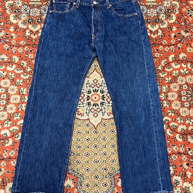 [36] 리바이스 빈티지 501 진청 데님 팬츠