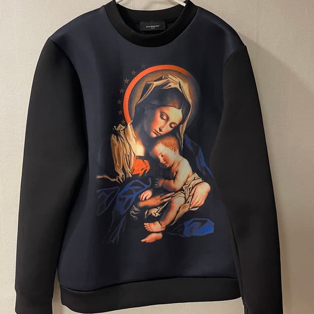 지방시 Givenchy 프린팅 네오프렌 맨투맨