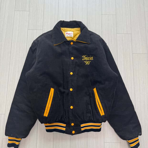 빈티지 코듀로이 바시티