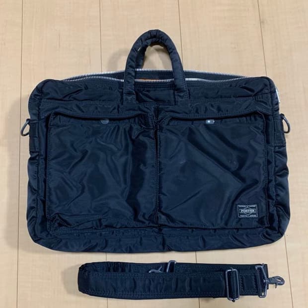 포터 탱커 투웨이 크로스백 블랙