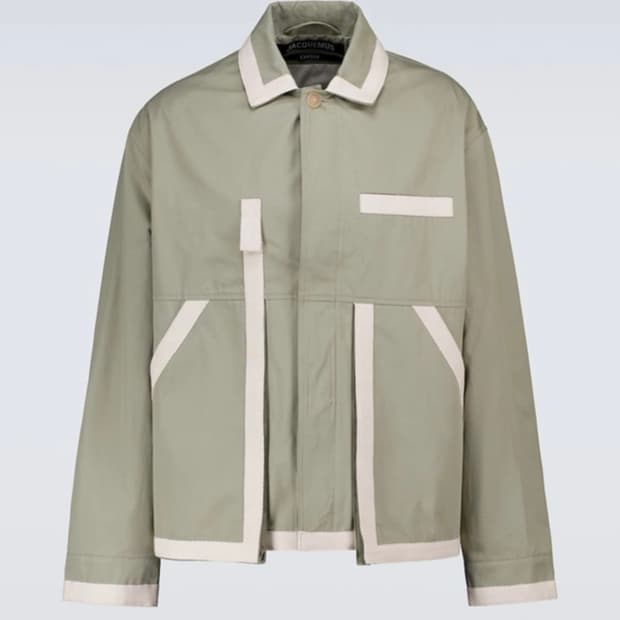 자크뮈스 르블루종 그레인 자켓 50 카키