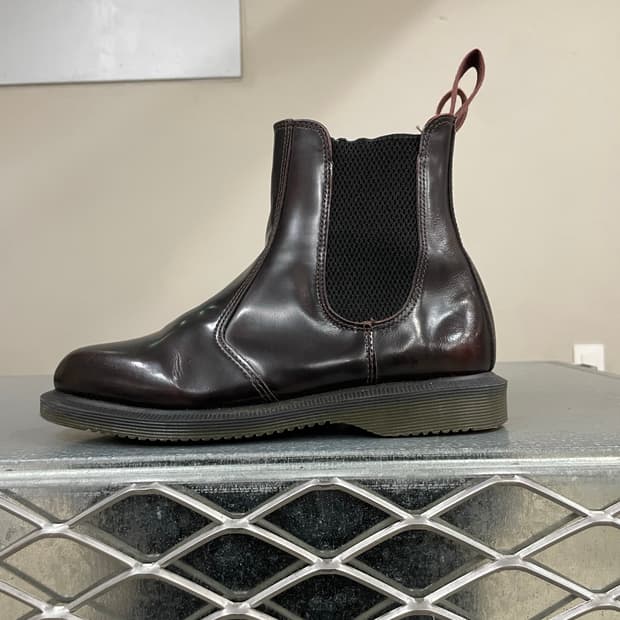 닥터마틴 플로라 첼시부츠 체리 레드 uk3