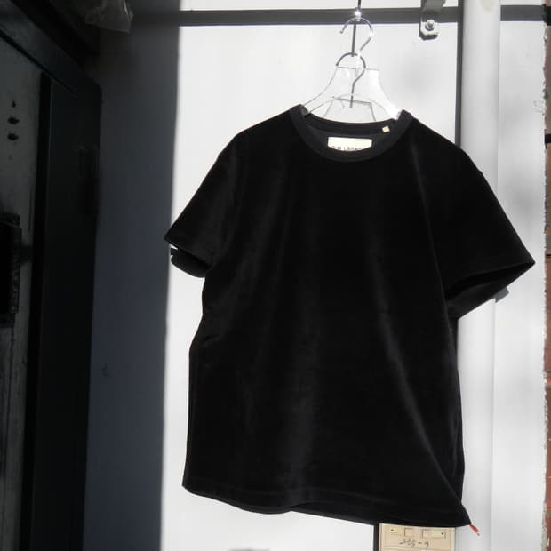 Our Legacy Black Velour Velvet t-shirts