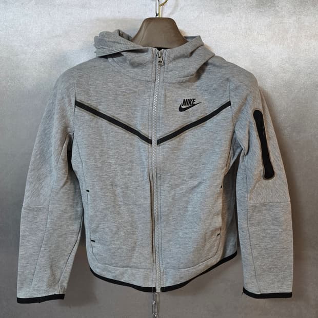 나이키 테크팩 후드집업 그레이