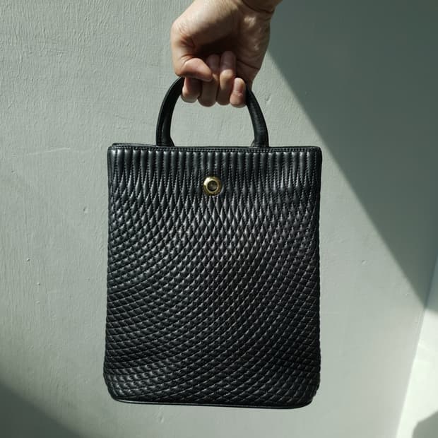 80s,90s BALLY leather tote bag