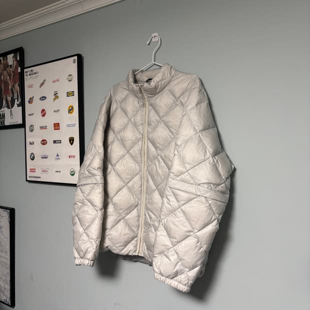 하이킹 패트롤 라이트 다운 짚 자켓 경량패딩 라이트 그레이 XL