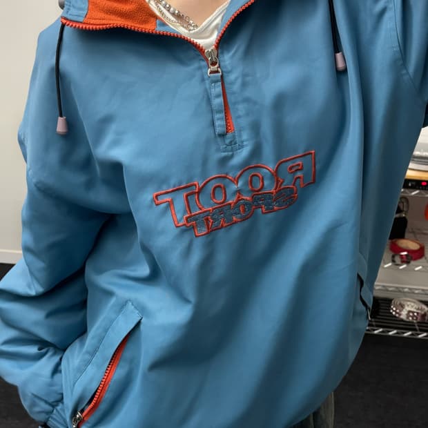 캐나다 루츠 00s 나일론 아노락 점퍼