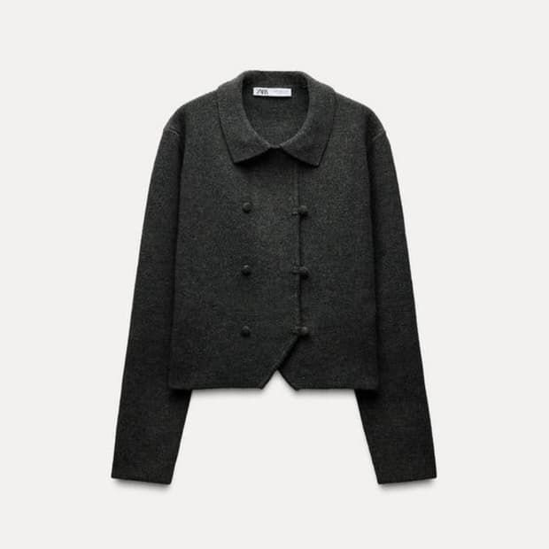 자라 크로스 니트재킷 가디건 2488/120