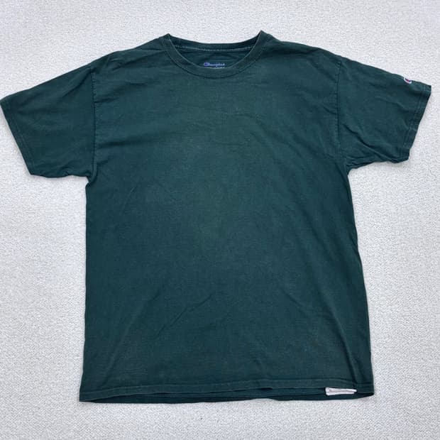 L 챔피온 남성 무지 반팔 티셔츠 0317E