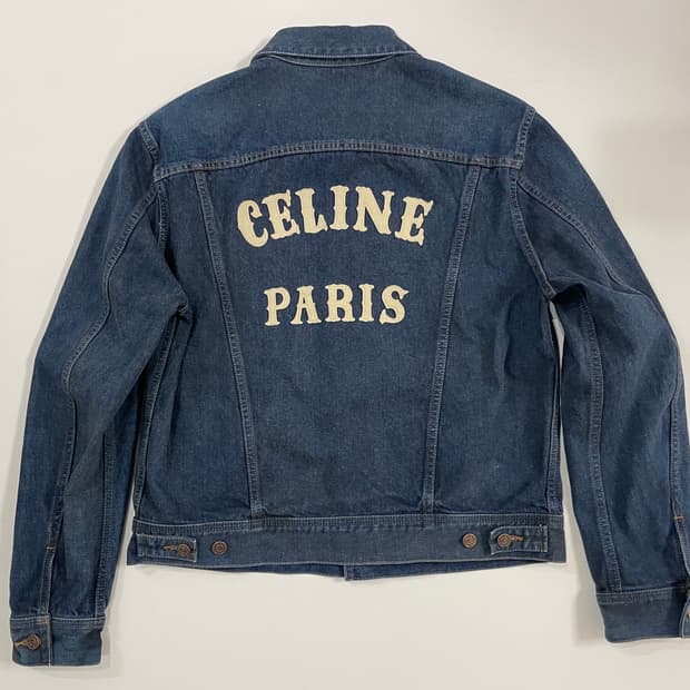 셀린느 데님 트러커 자켓 M 새상품 판매