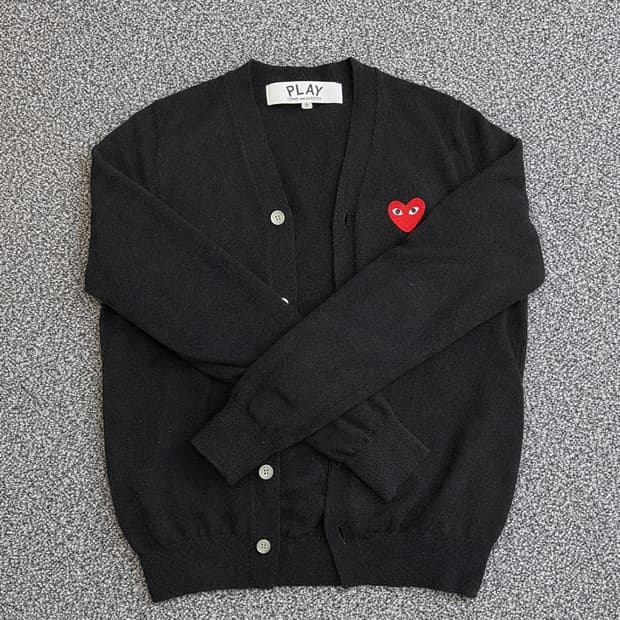 꼼데가르송 블랙 가디건