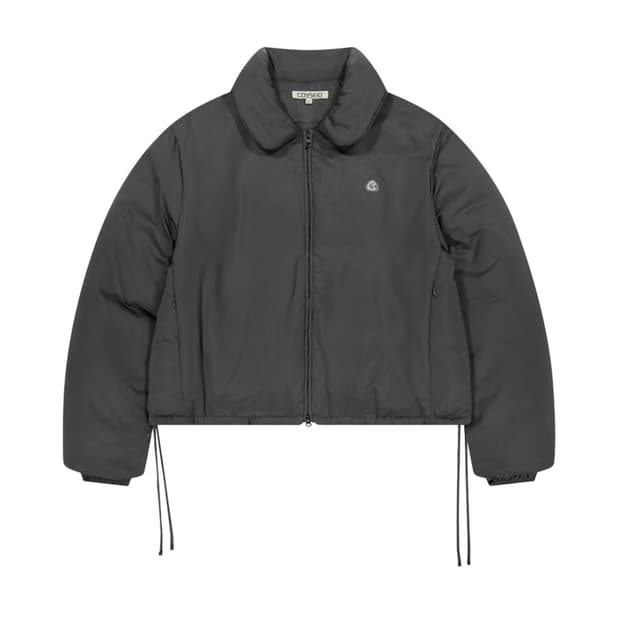 코이세이오 솔리드 패딩 자켓 그레이