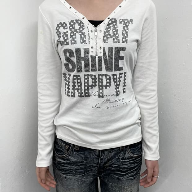 펑크 지퍼 펀칭 슬리브