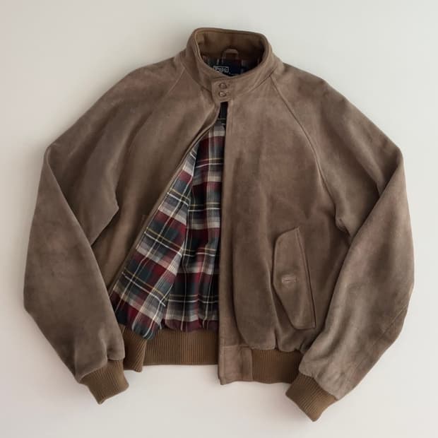 폴로 랄프로렌 스웨이드 자켓 M