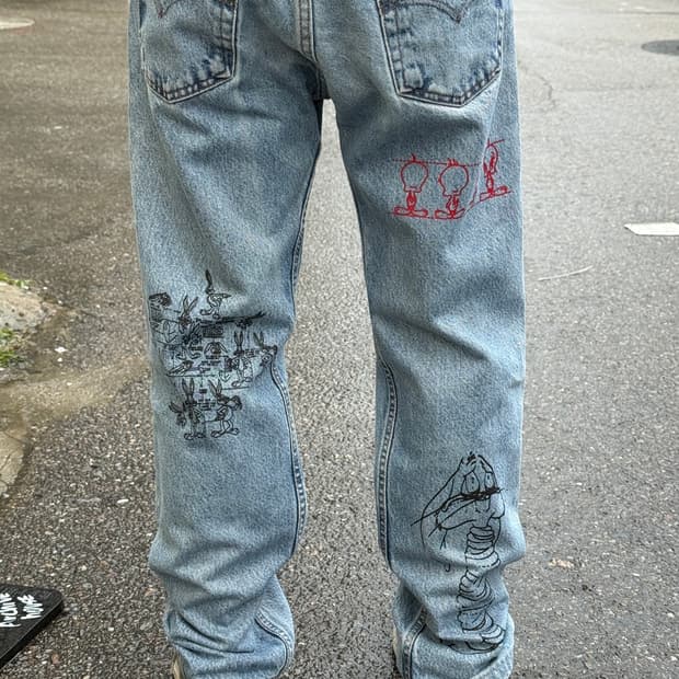 🇺🇸90s Levi’s 501 Looney Tunes