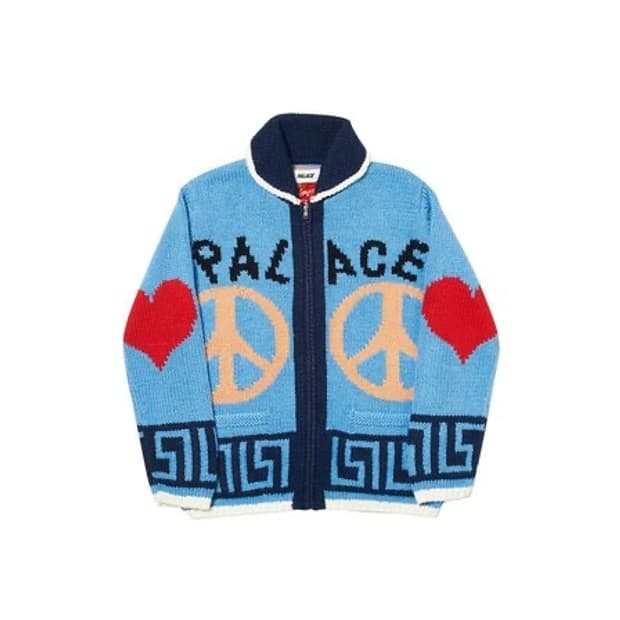 팔라스 피스아웃 코위찬 palace peaceout knit