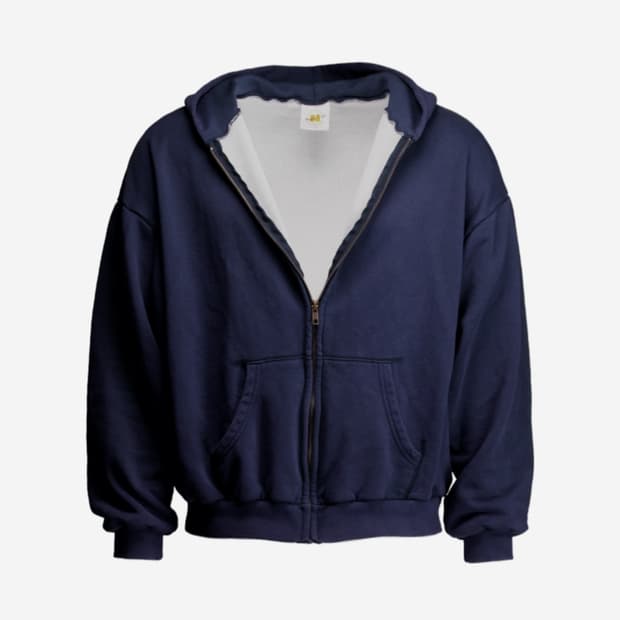 구매)너티새비지 후드집업 네이비 2사이즈