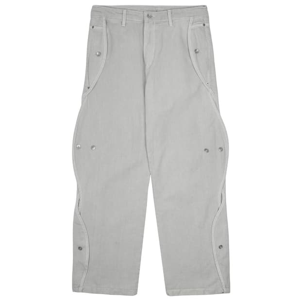 (3 4) 산산기어 코튼 웨이브 팬츠 그레이 