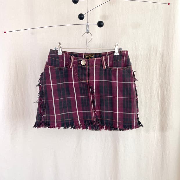 Vivienne Westwood Anglomania Check Skirt