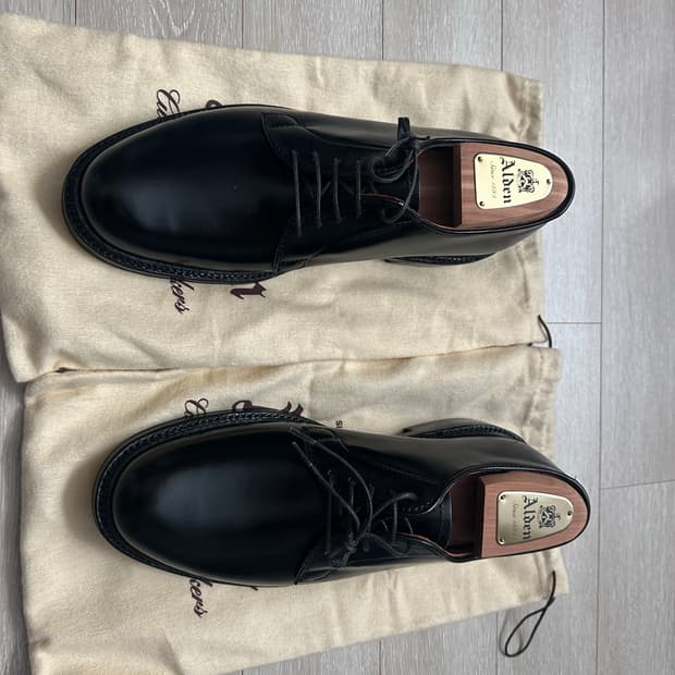 알든 9901(코도반 블랙) 미착용상품 7.5E 