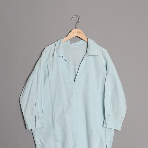 FELISSIMO LinenBlend Loose-Fit Blouse