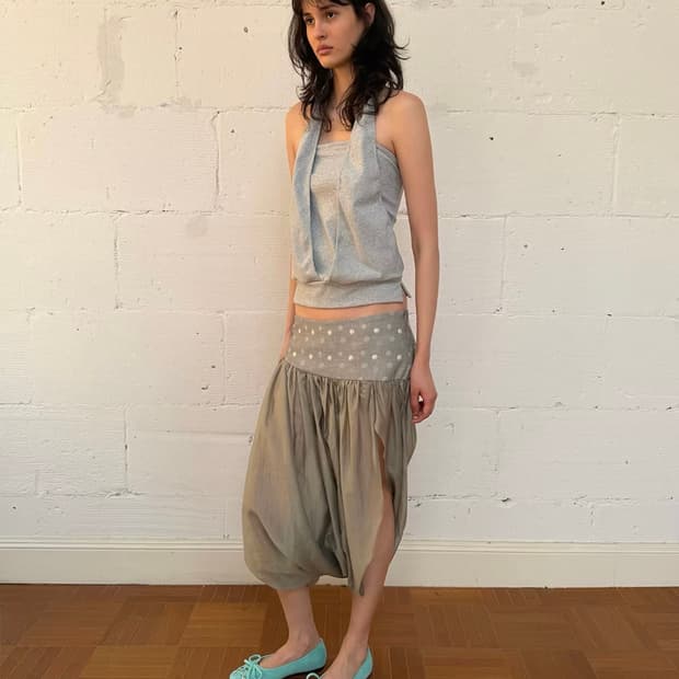 타오바오 Wavepoint midi skirt