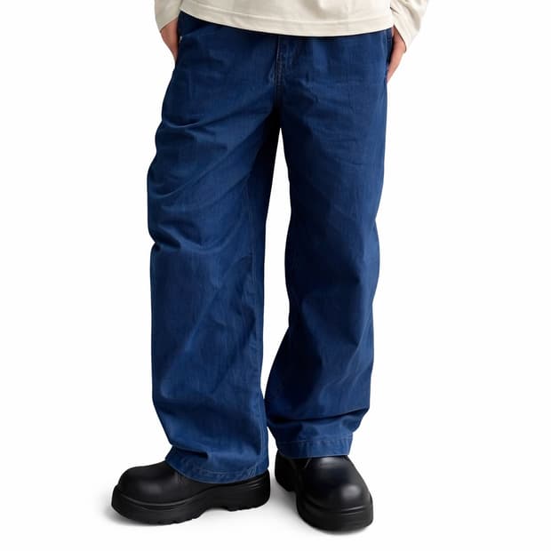 [S] 유니클로C 와이드 파라슈트 데님팬츠