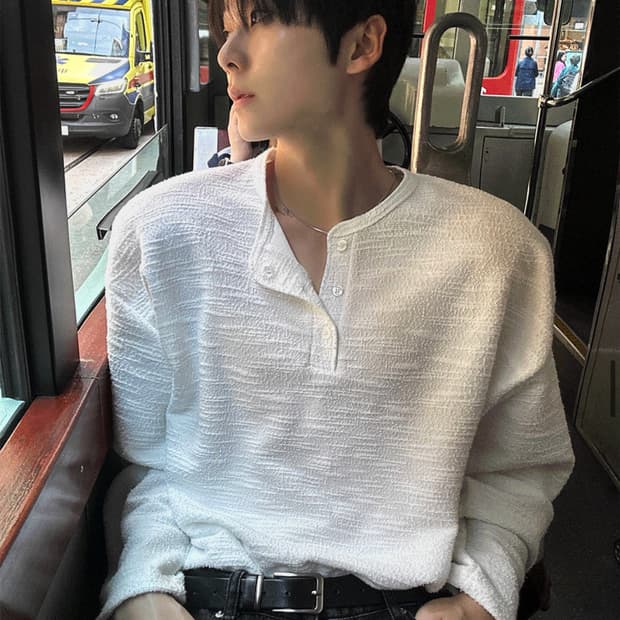 코시하루 트위드 긴팔티