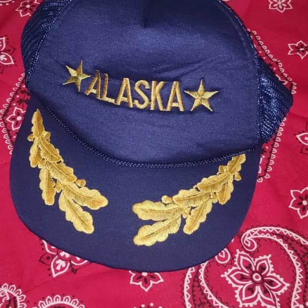 80s 90s 알래스카 매쉬캡