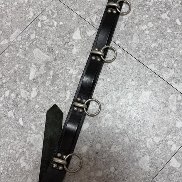 [OS] 꼼데가르송 옴므 플러스 레더 링 벨트 aw08