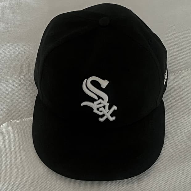 뉴에라 [7 & 1/4] 화이트삭스 게임 사이즈캡 블랙 70358700