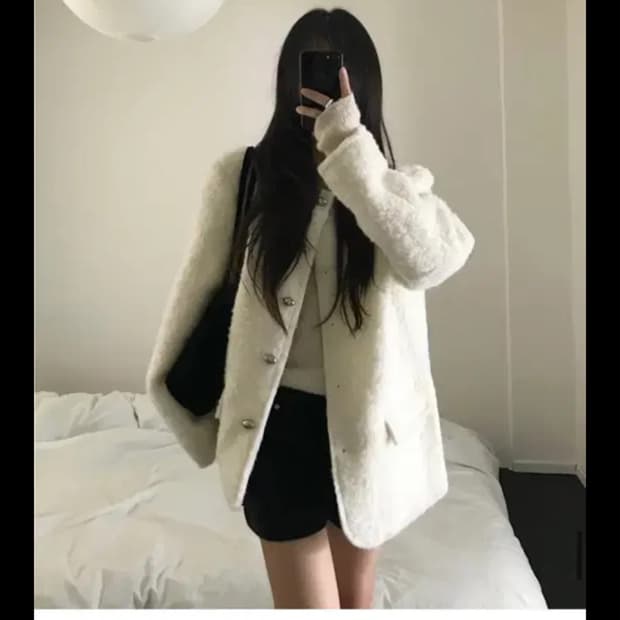 히어비포 트위드 자켓